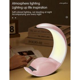 Haut-parleur tactile lampe lunaire ,moon touch speaker
