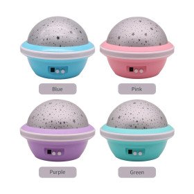 Projecteur LED ciel étoilé pour enfants, lampe de nuit, romantique, coloré RGB